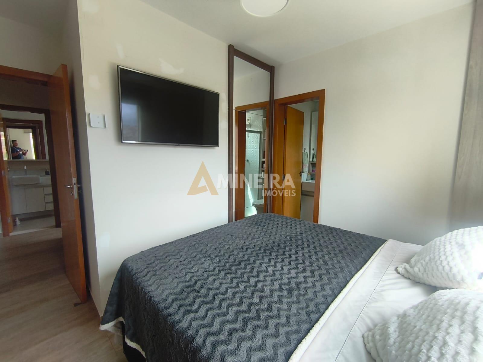 Apartamento a venda 2 qtos, sendo 1 su&iacute;te com varanda- 395 Mil Rua Carmelita Prates da Silva Belo Horizonte - 