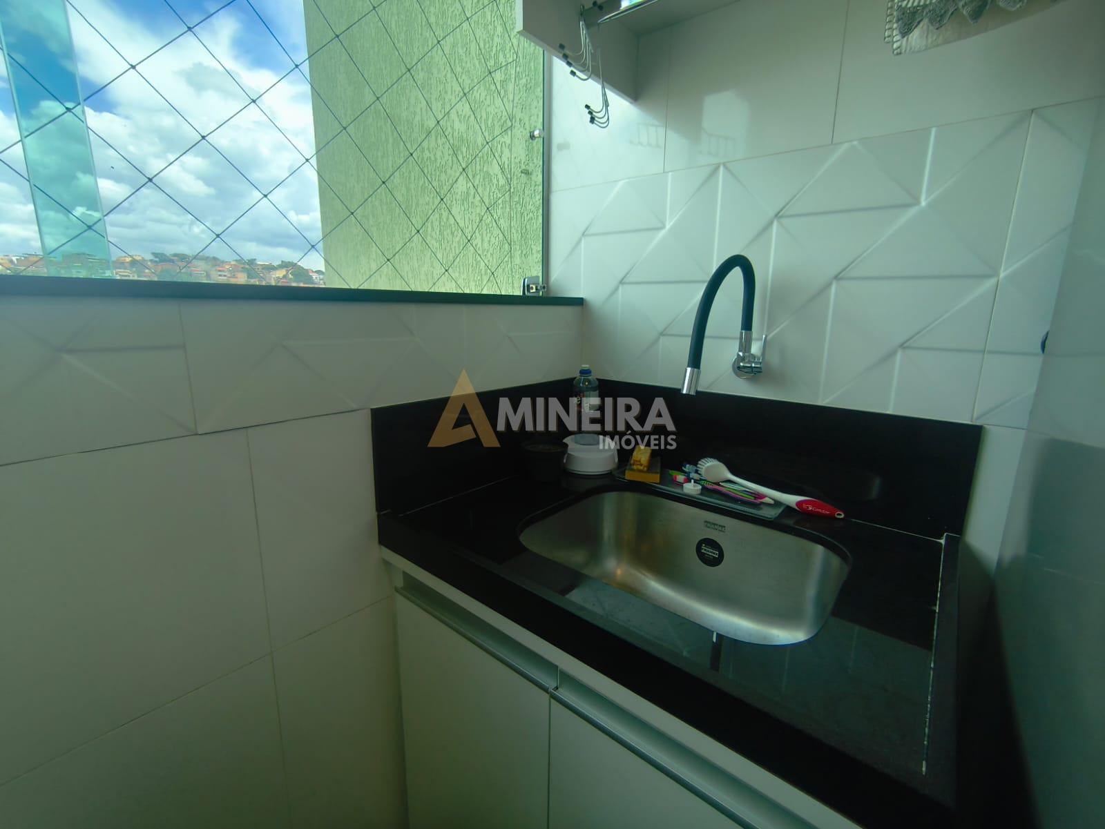 Apartamento a venda 2 qtos, sendo 1 su&iacute;te, Varanda - 395 Mil Rua Carmelita Prates da Silva Belo Horizonte - 