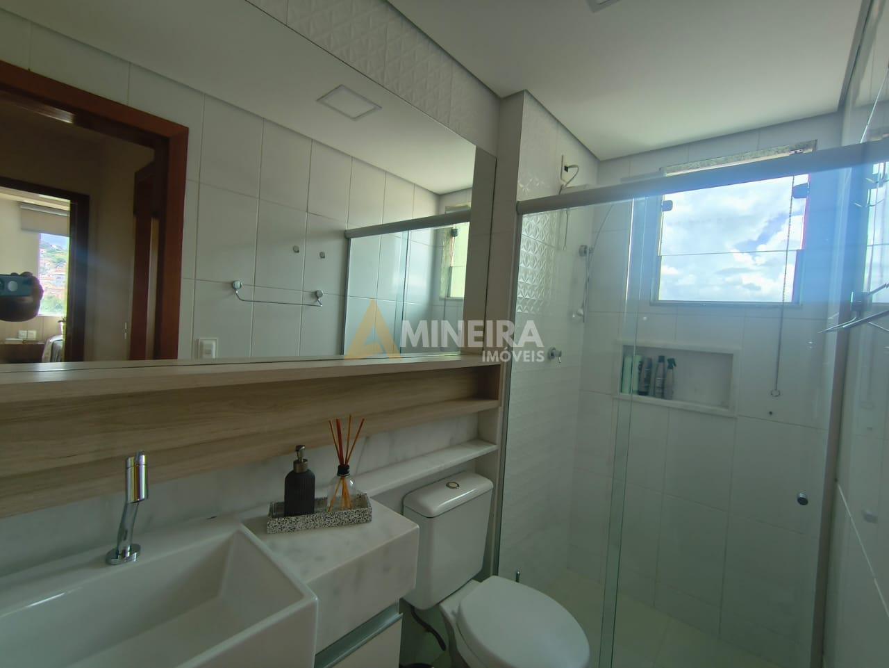 Apartamento a venda 2 qtos, sendo 1 su&iacute;te, Varanda - 395 Mil Rua Carmelita Prates da Silva Belo Horizonte - 