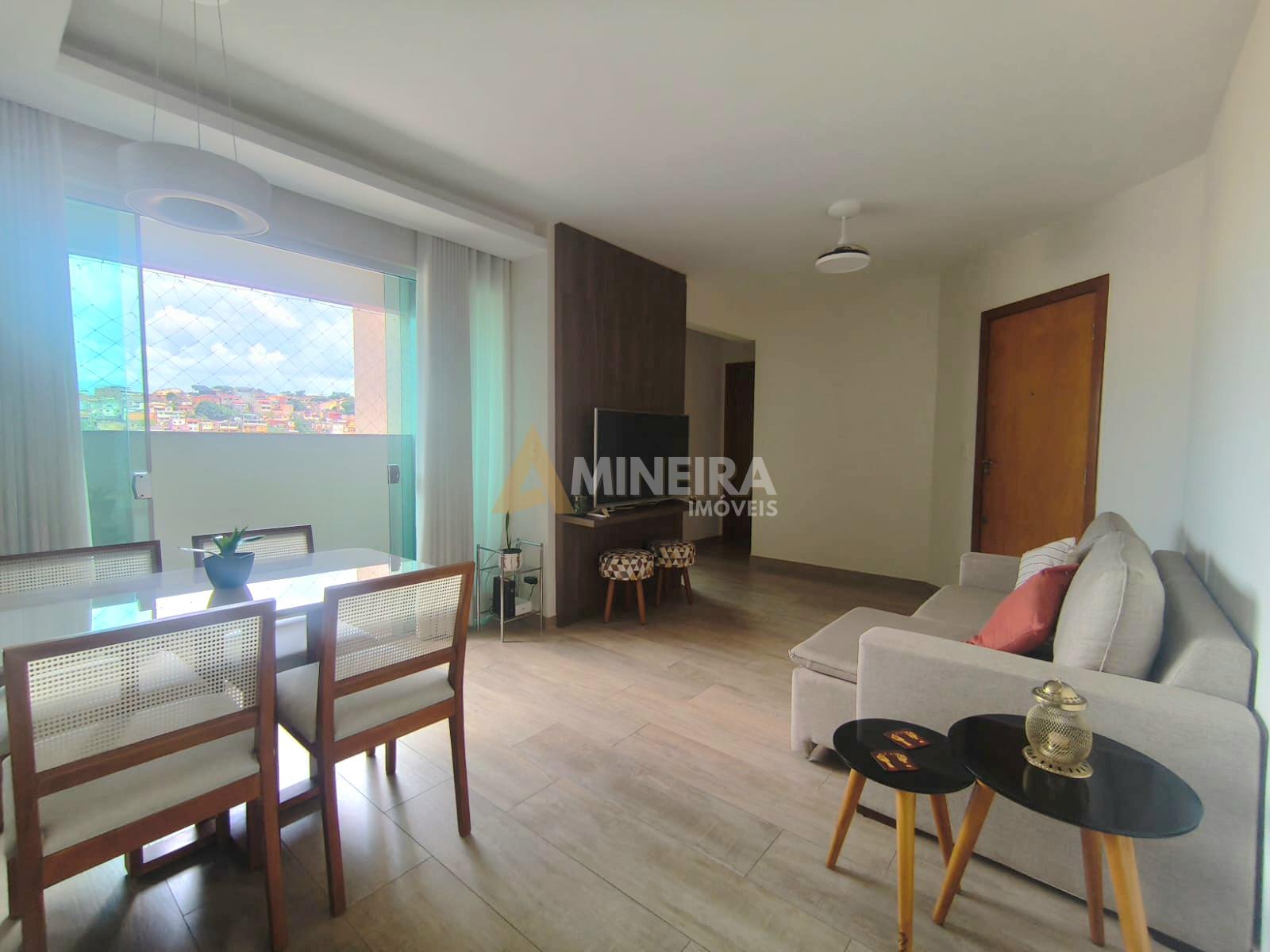 Apartamento a venda 2 qtos, sendo 1 su&iacute;te com varanda- 395 Mil Rua Carmelita Prates da Silva Belo Horizonte - 