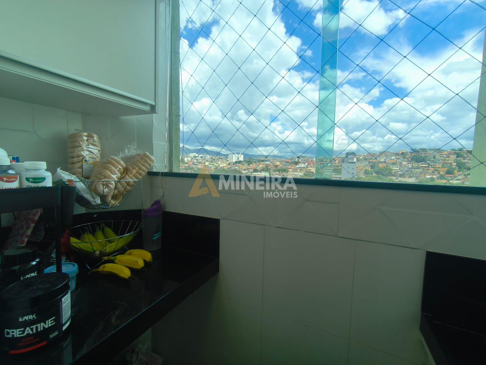 Apartamento a venda 2 qtos, sendo 1 su&iacute;te com varanda- 395 Mil Rua Carmelita Prates da Silva Belo Horizonte - 