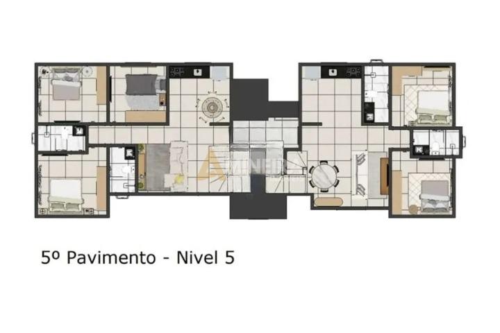 Apartamento a venda 2 quartos, 1su&iacute;te - 56mt&sup2;- Bairro Hava&iacute;/BH Rua Marcos Coelho Neto Belo Horizonte - 