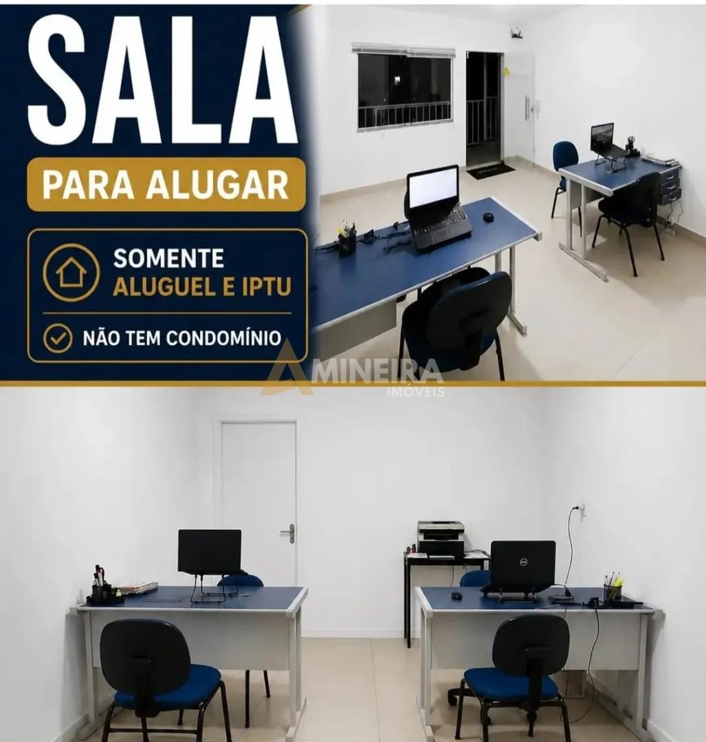 Sala para alugar montada com banheiro e cozinha, 25mt&sup2; - Bairro Havai Rua Maria Beatriz Belo Horizonte - 