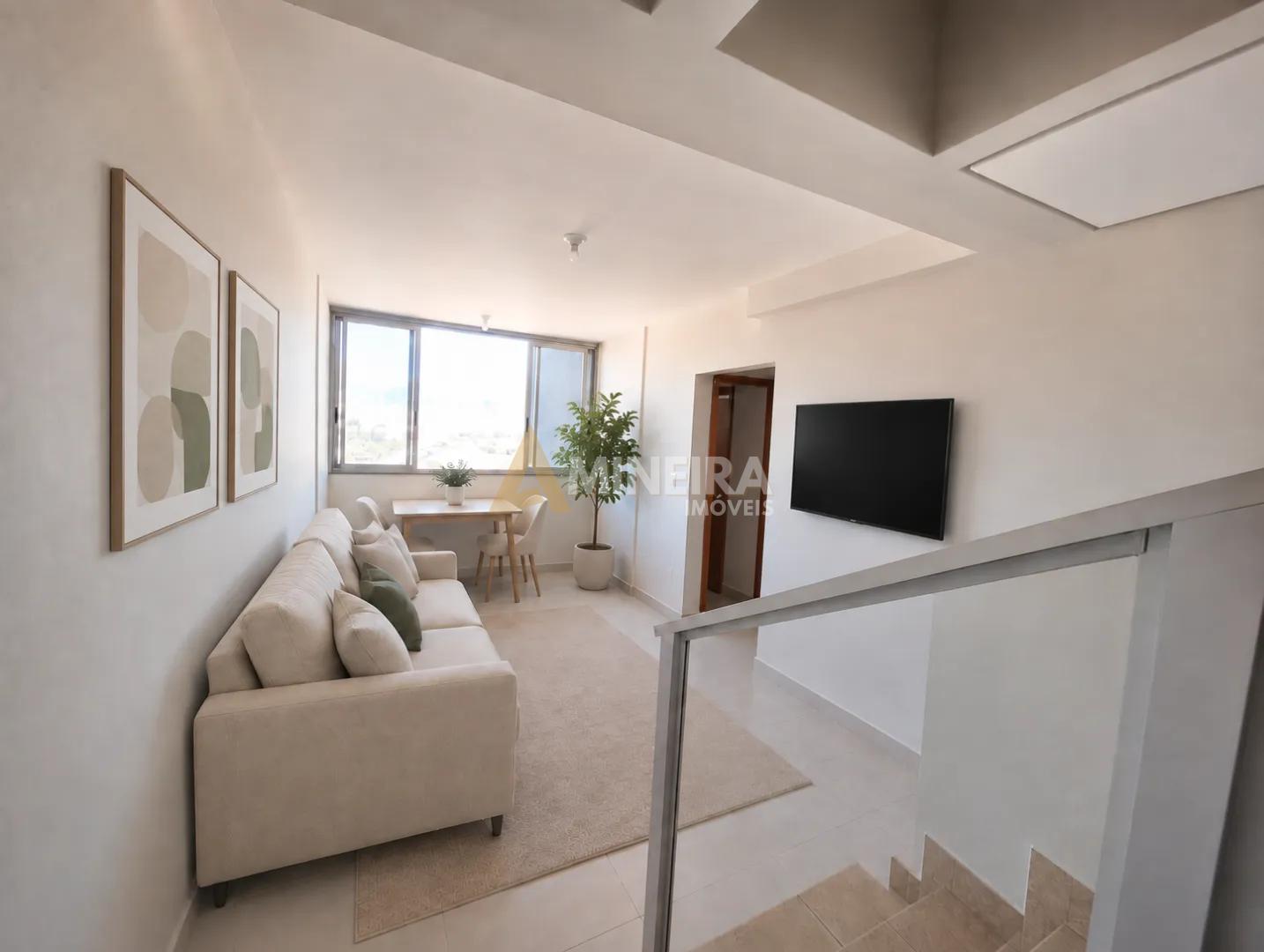Cobertura para alugar 2 quartos, sendo 1 su&iacute;te, 115 m&sup2; Bairro Palmeiras/BHte Rua Dona Luci Belo Horizonte - 
