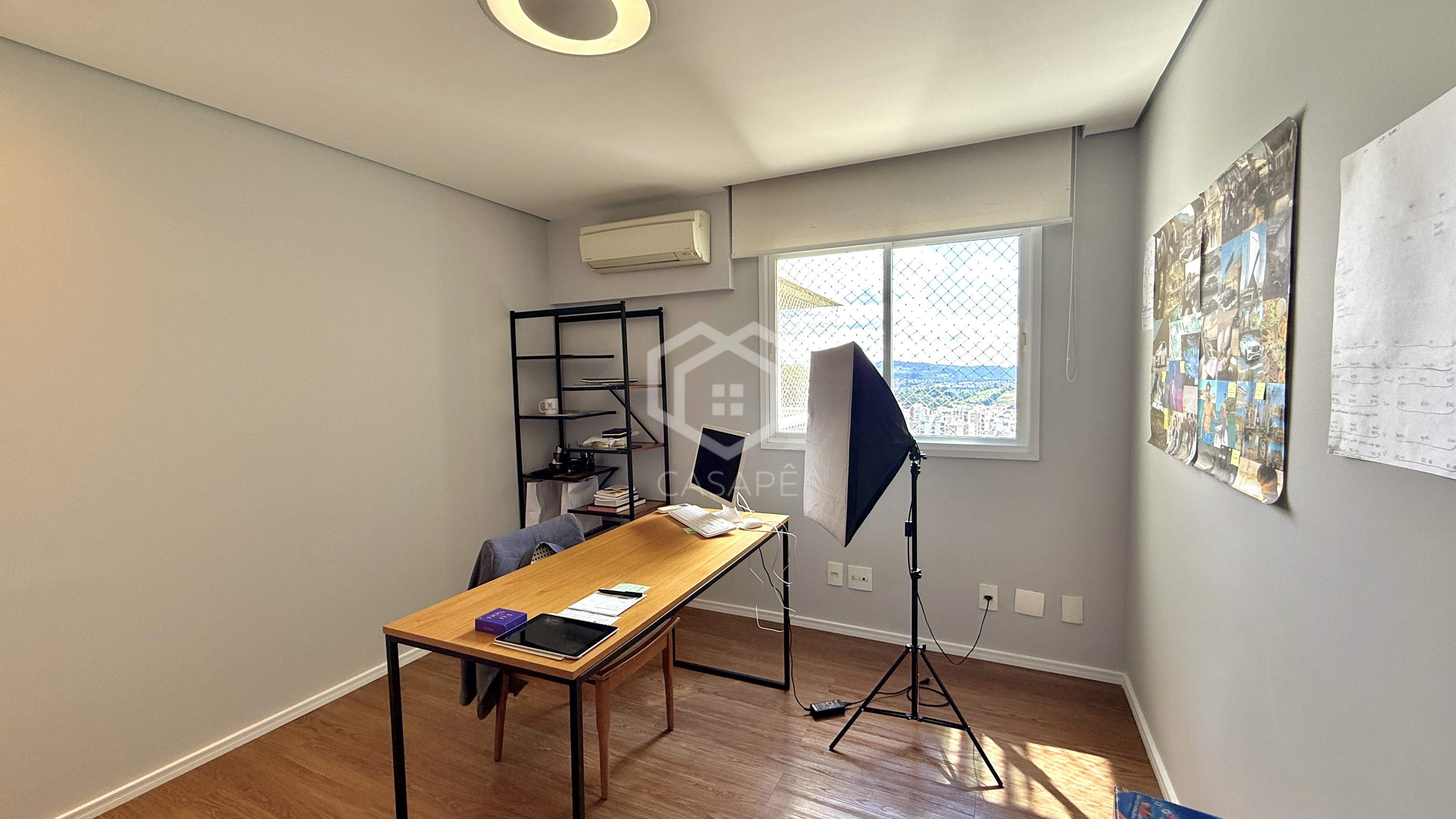 Ed. Eredit&aacute; - mobiliado e decorado, com vista permanente para a mata Alameda América Santana de Parnaíba - 