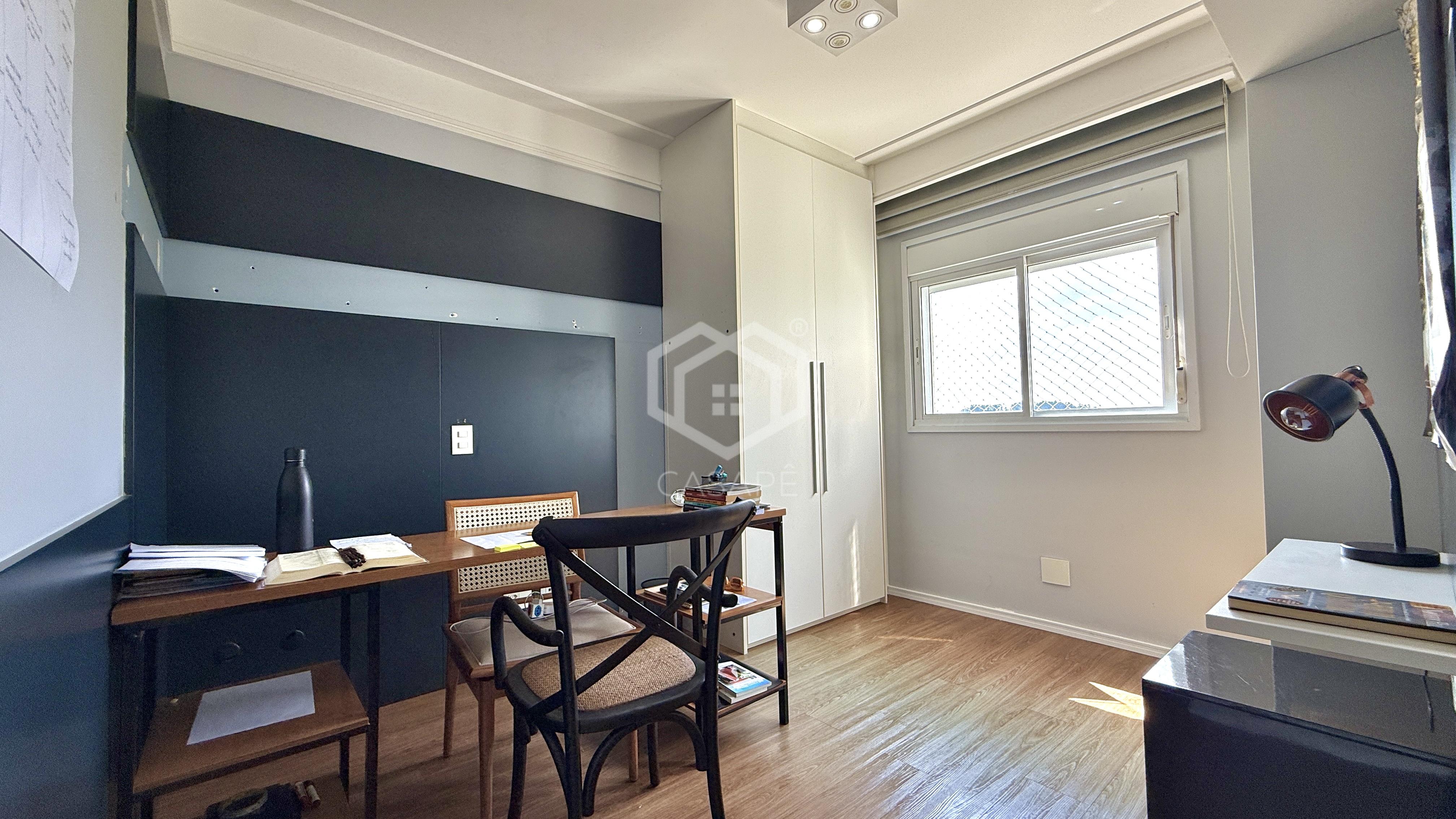 Ed. Eredit&aacute; - mobiliado e decorado, com vista permanente para a mata Alameda América Santana de Parnaíba - 
