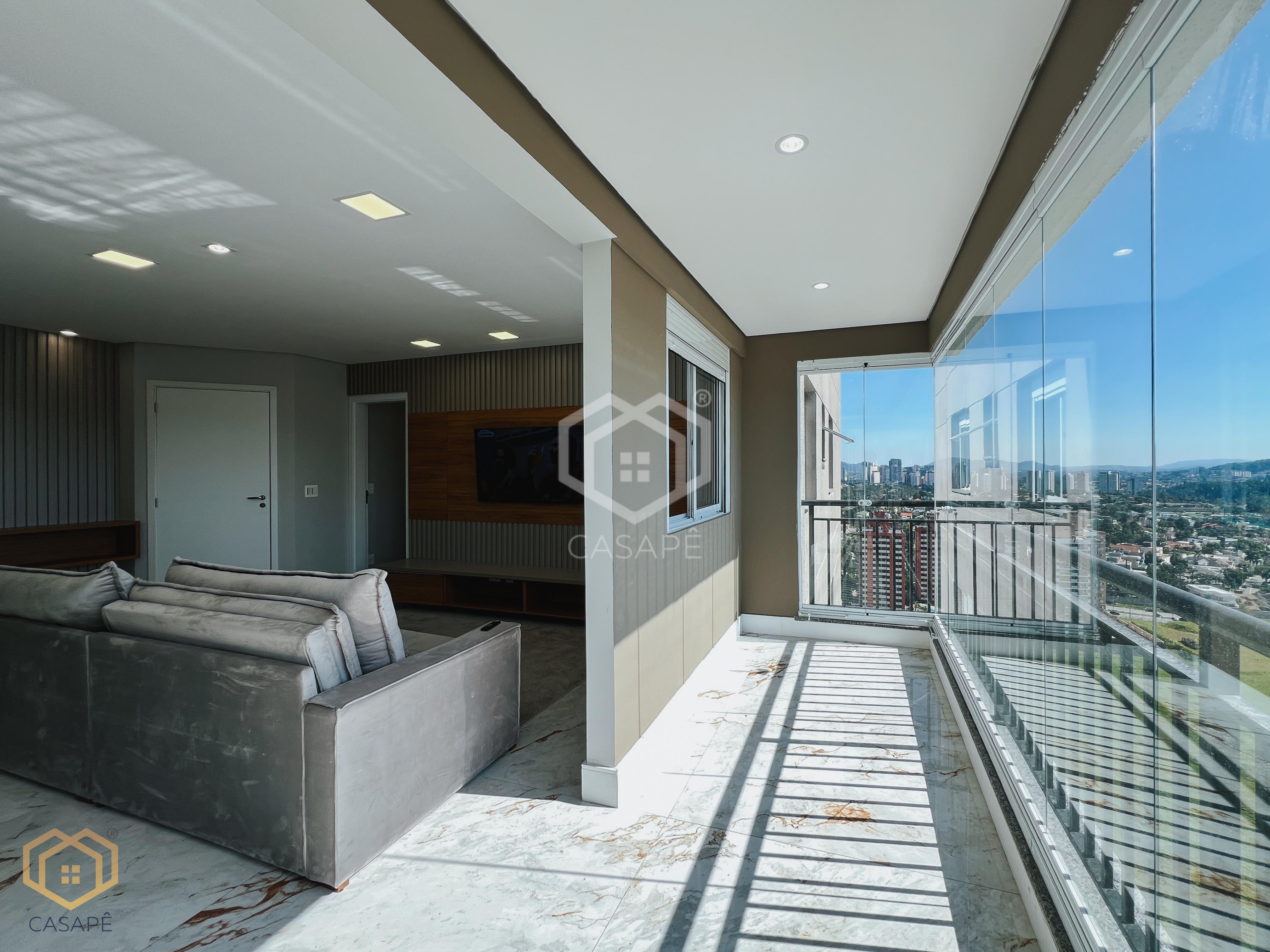 Apartamento mobiliado com 3 quartos s/1 su&iacute;te e 3 vagas de garagem em Alphaville Avenida Piraíba Barueri - 