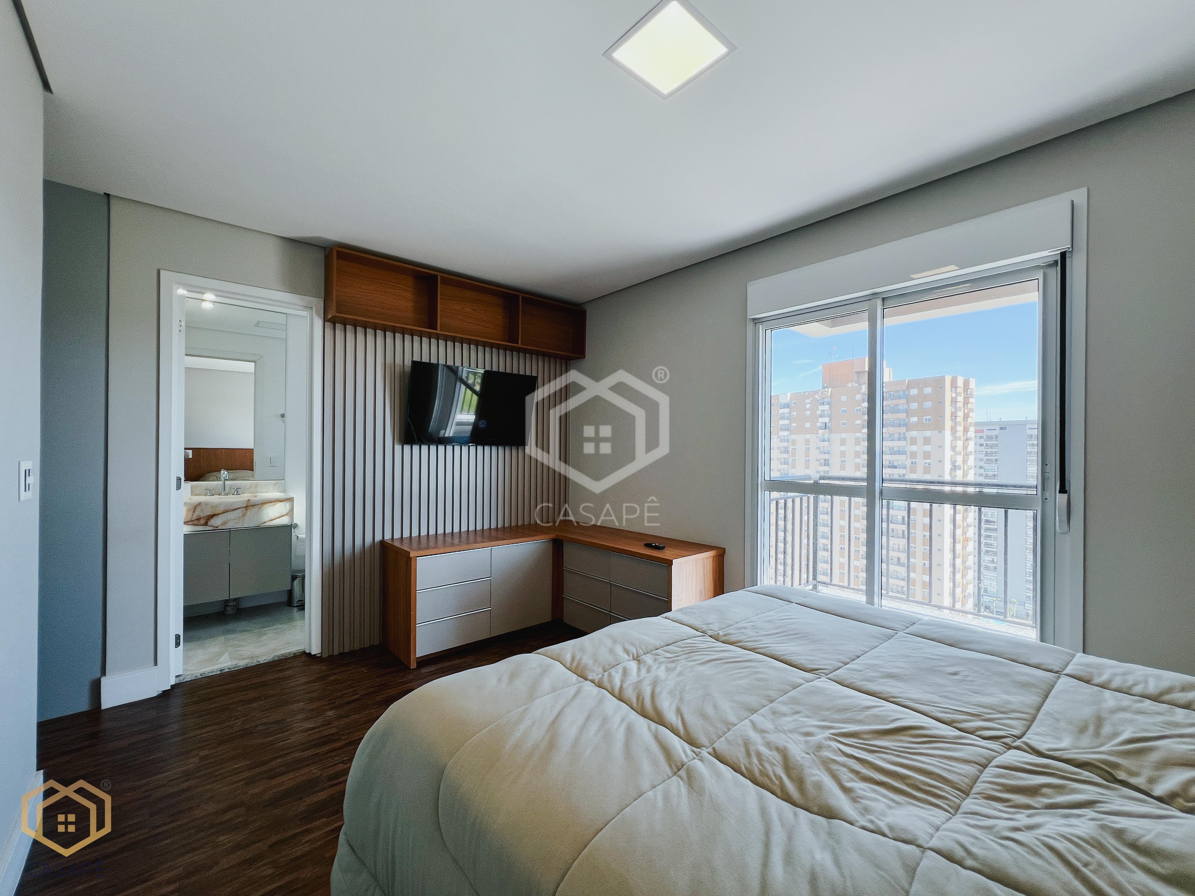Apartamento mobiliado com 3 quartos s/1 su&iacute;te e 3 vagas de garagem em Alphaville Avenida Piraíba Barueri - 