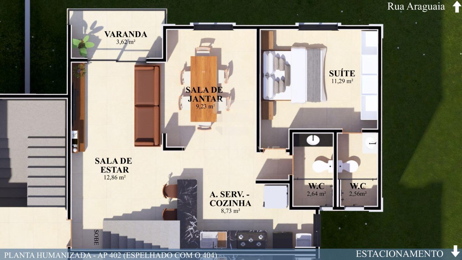 Apartamento com 2 e 3 dormit&oacute;rios &agrave; venda, a partir de  R$ 299.000,00 - Olaria Rua José Raminelli Nova Friburgo - 