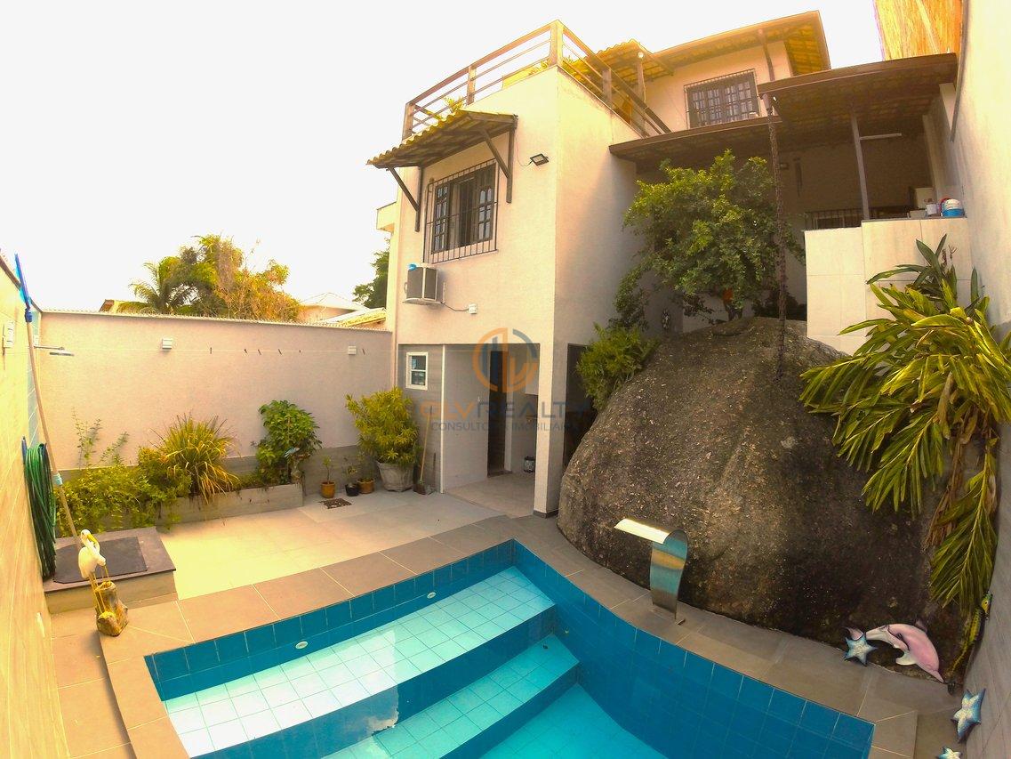 Linda e Charmosa Casa de 3 suítes + piscina e área de lazer | Itaipu - Maravista - Niterói - 