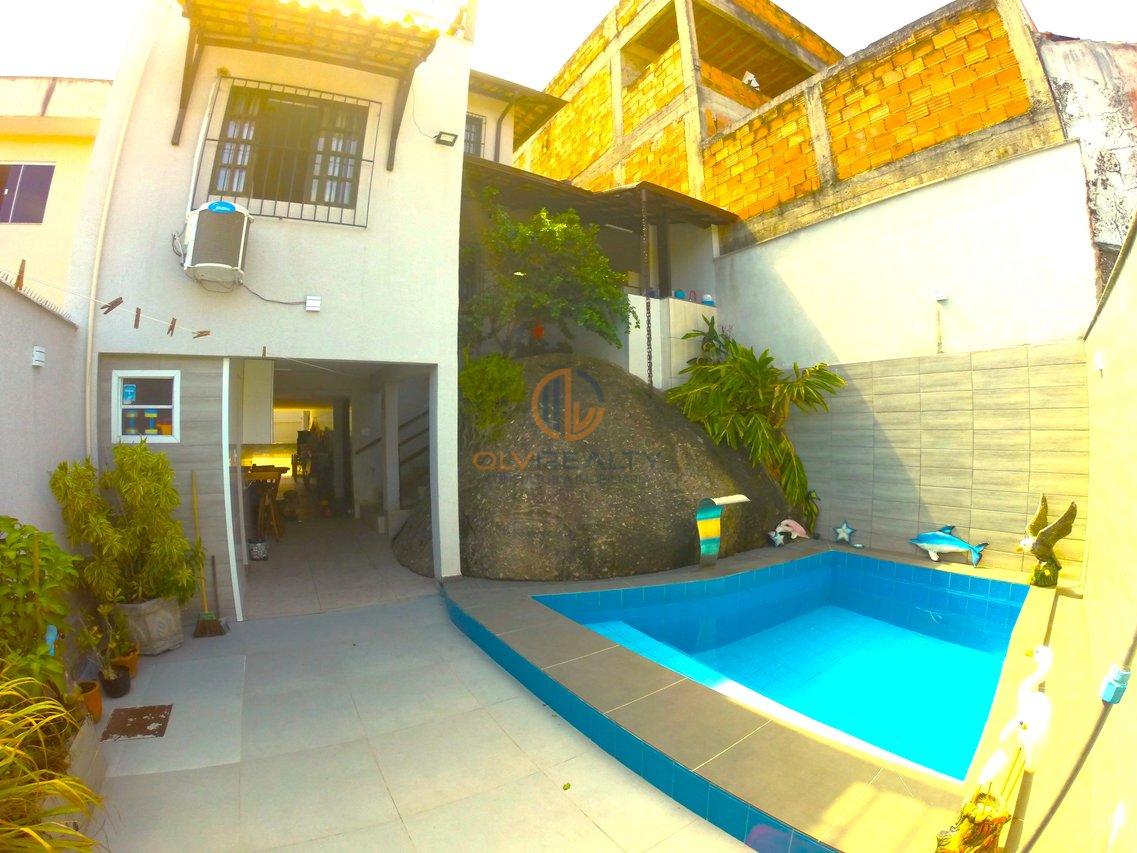 Linda e Charmosa Casa de 3 suítes + piscina e área de lazer | Itaipu - Maravista - Niterói - 