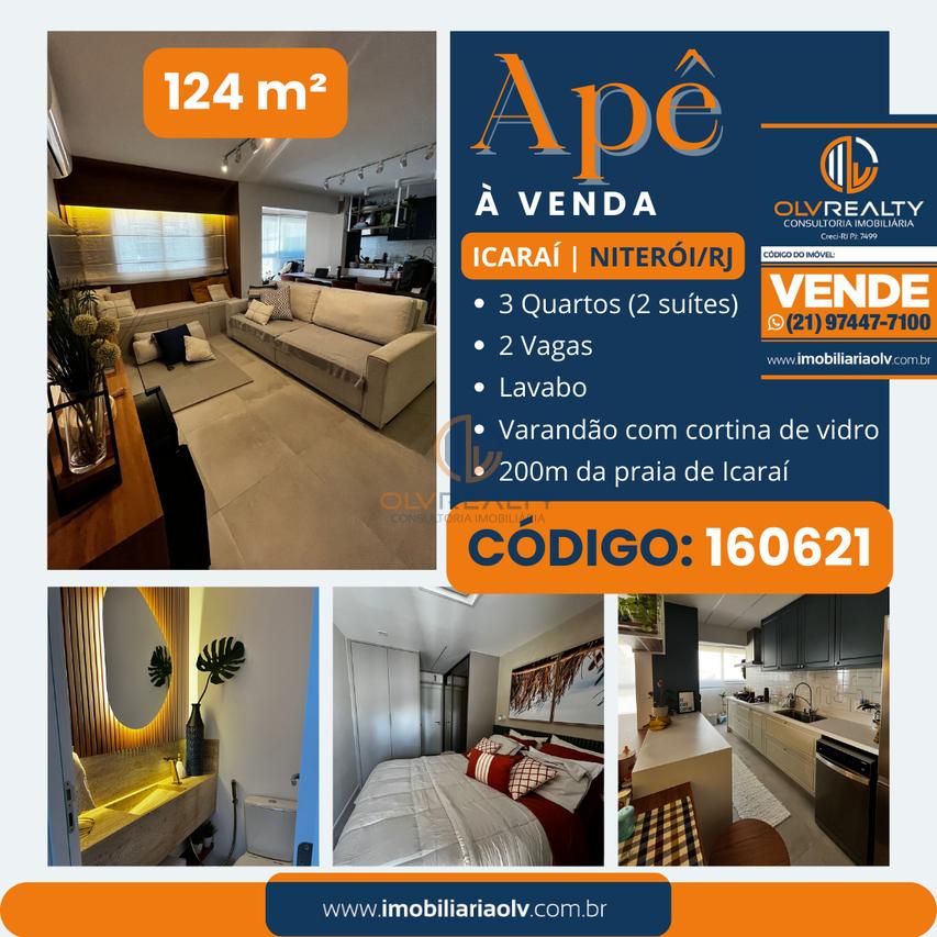 Apartamento Impecável à Venda em Icaraí | Comendador Queirós | Niterói/RJ - Niterói - 