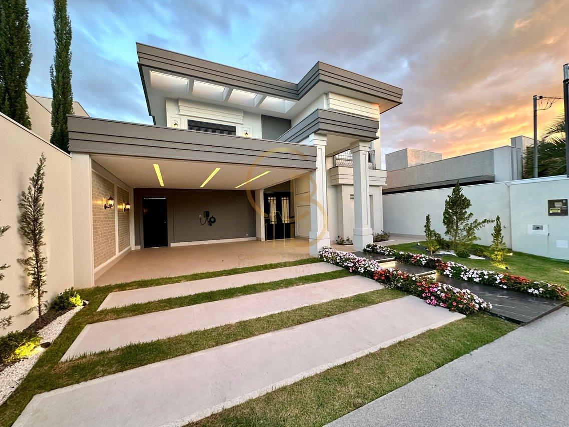 SOBRADO LUXUOSO E INTELIGENTE NO EXCLUSIVO RESIDENCIAL AMANTINI - Campo Grande - 