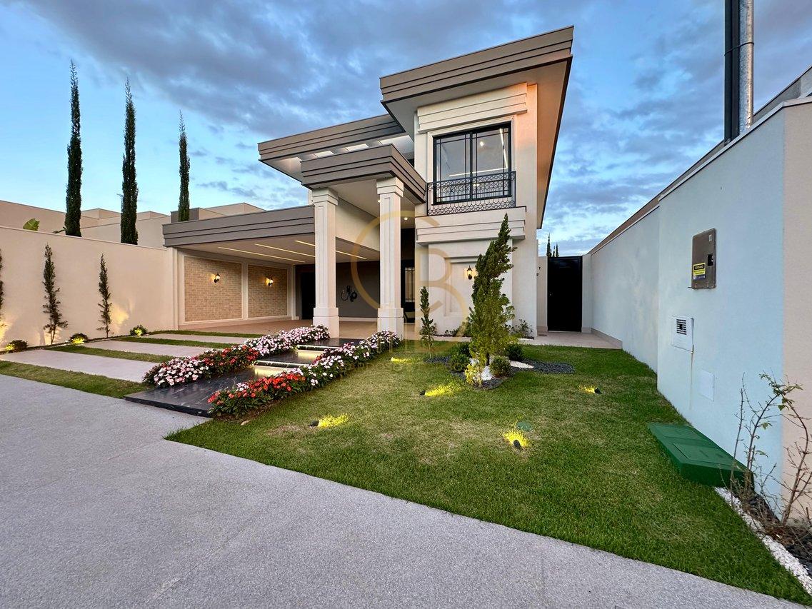 SOBRADO LUXUOSO E INTELIGENTE NO EXCLUSIVO RESIDENCIAL AMANTINI - Campo Grande - 