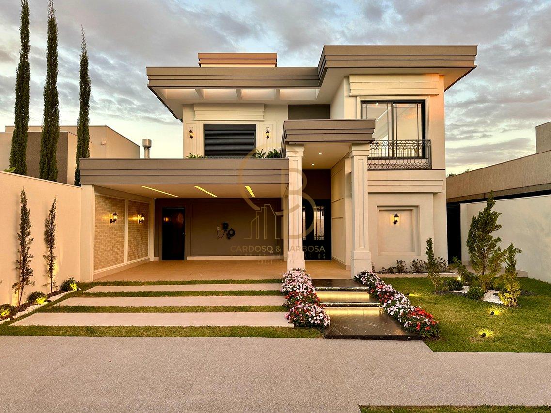 SOBRADO LUXUOSO E INTELIGENTE NO EXCLUSIVO RESIDENCIAL AMANTINI - Campo Grande - 