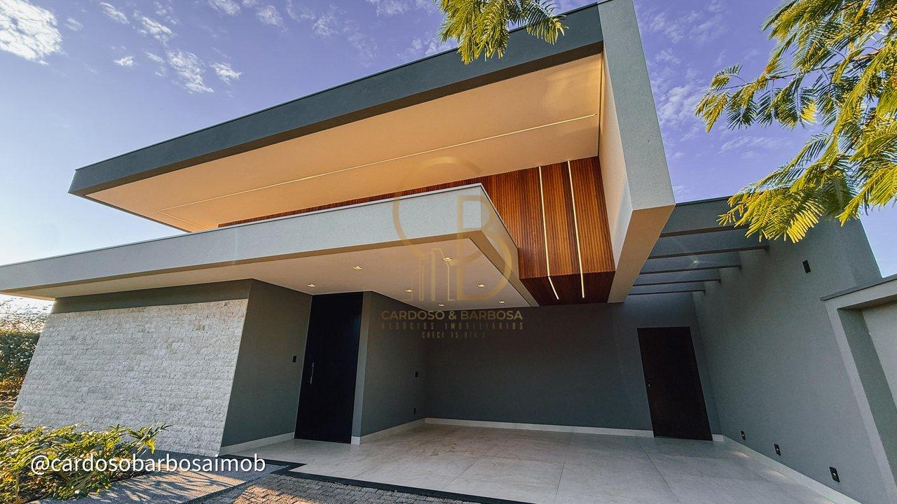 Residência Única no Alphaville II – Esquina Privativa Frente à Natureza Rua Guaraiuva Campo Grande - 