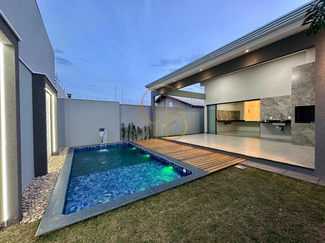 CASA MODERNA COM PISCINA E ACABAMENTO PREMIUM! Rua João Maiollino Campo Grande - 