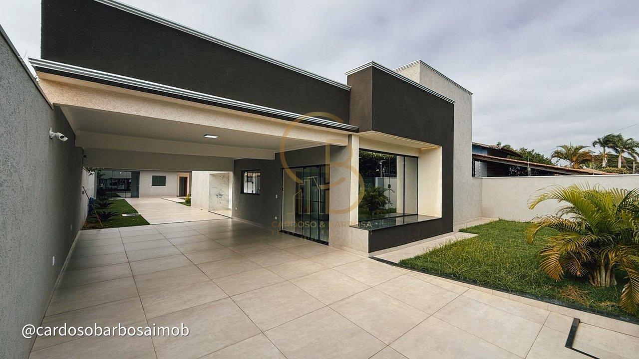 ESPAÇO, ESTILO E LAZER: CASA TÉRREA COM GOURMET E CASCATA - Campo Grande - 