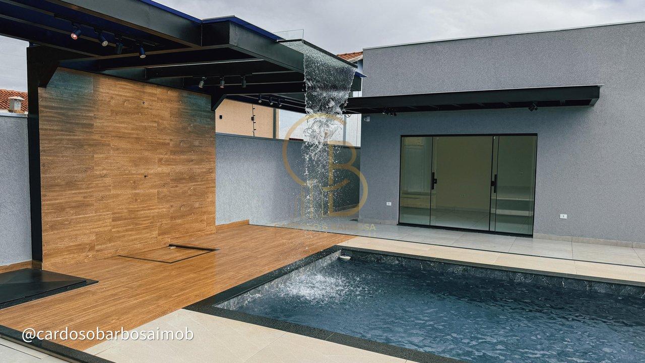 ESPAÇO, ESTILO E LAZER: CASA TÉRREA COM GOURMET E CASCATA - Campo Grande - 