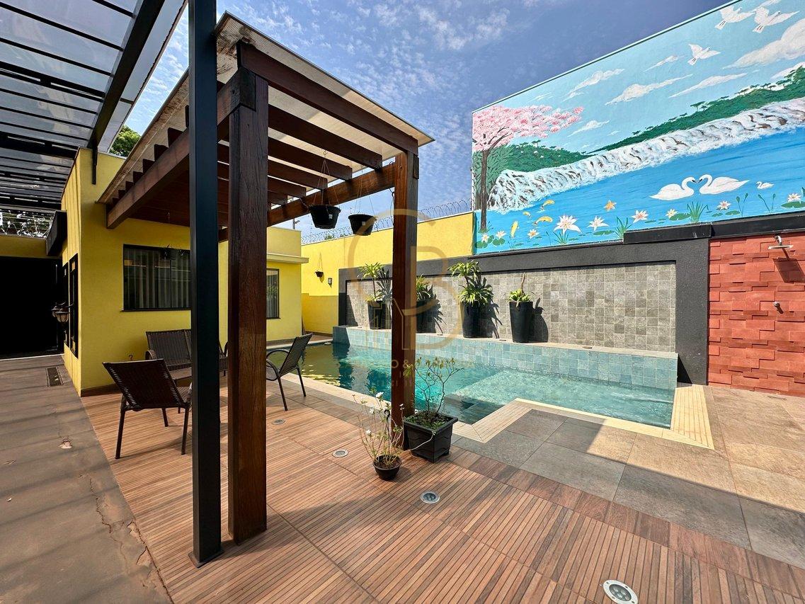 CASA LINDÍSSIMA À VENDA NO RITA VIEIRA – PISCINA E ÁREA GOURMET COMPLETA  Campo Grande - 