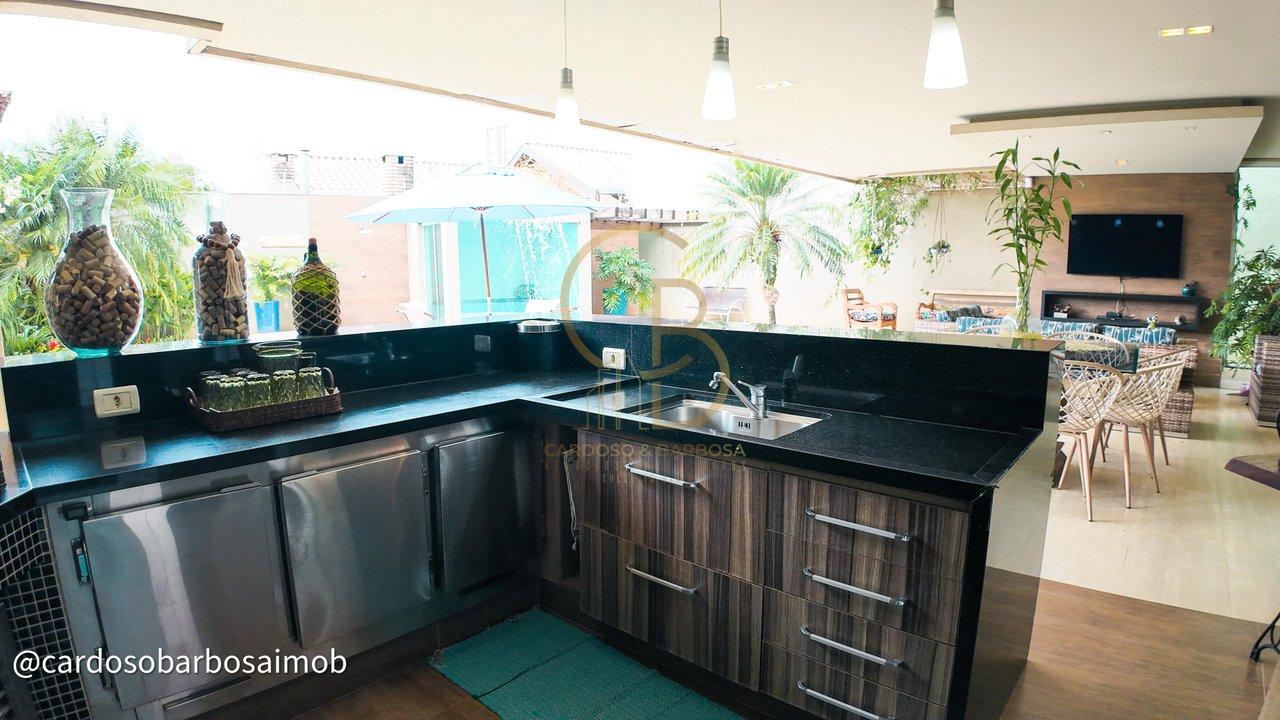 Sobrado de Alto Padrão com 4 Suítes, Piscina Aquecida e Gourmet – Carandá Bosque  Campo Grande - 