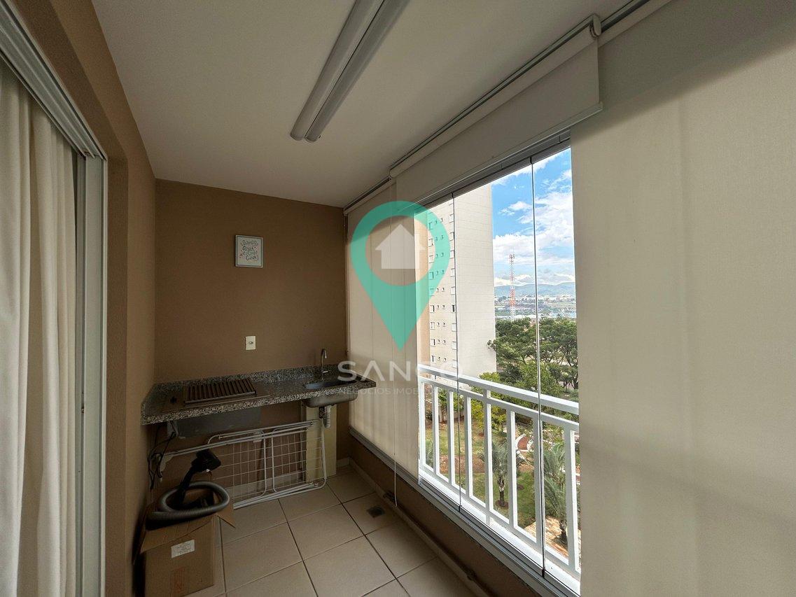 APARTAMENTO MOBILIADO COM VARANDA GOURMET, NO RESORT SANTA ANGELA, DISPONÍVEL PARA LOCAÇÃO - Jundiaí - 