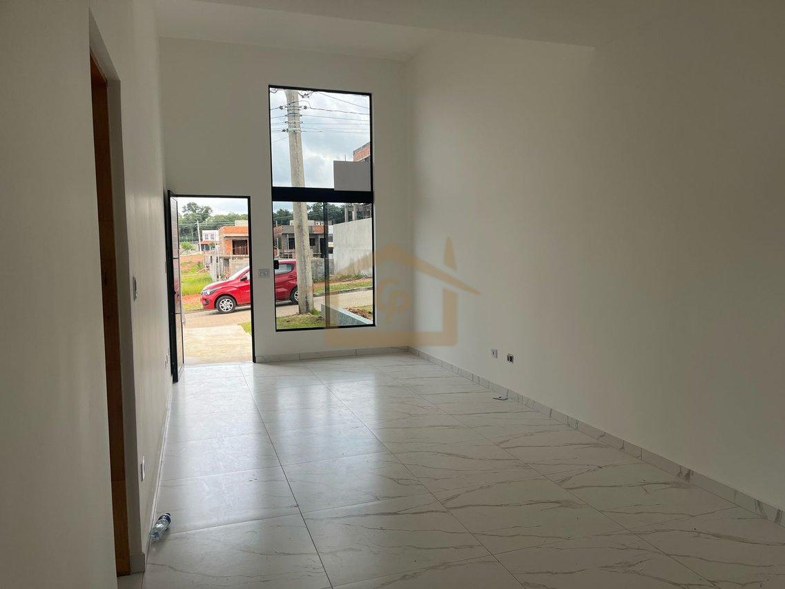 Casa térrea , Novidade, 3 quartos sendo um suíte, 2 vagas - Vargem Grande Paulista - 
