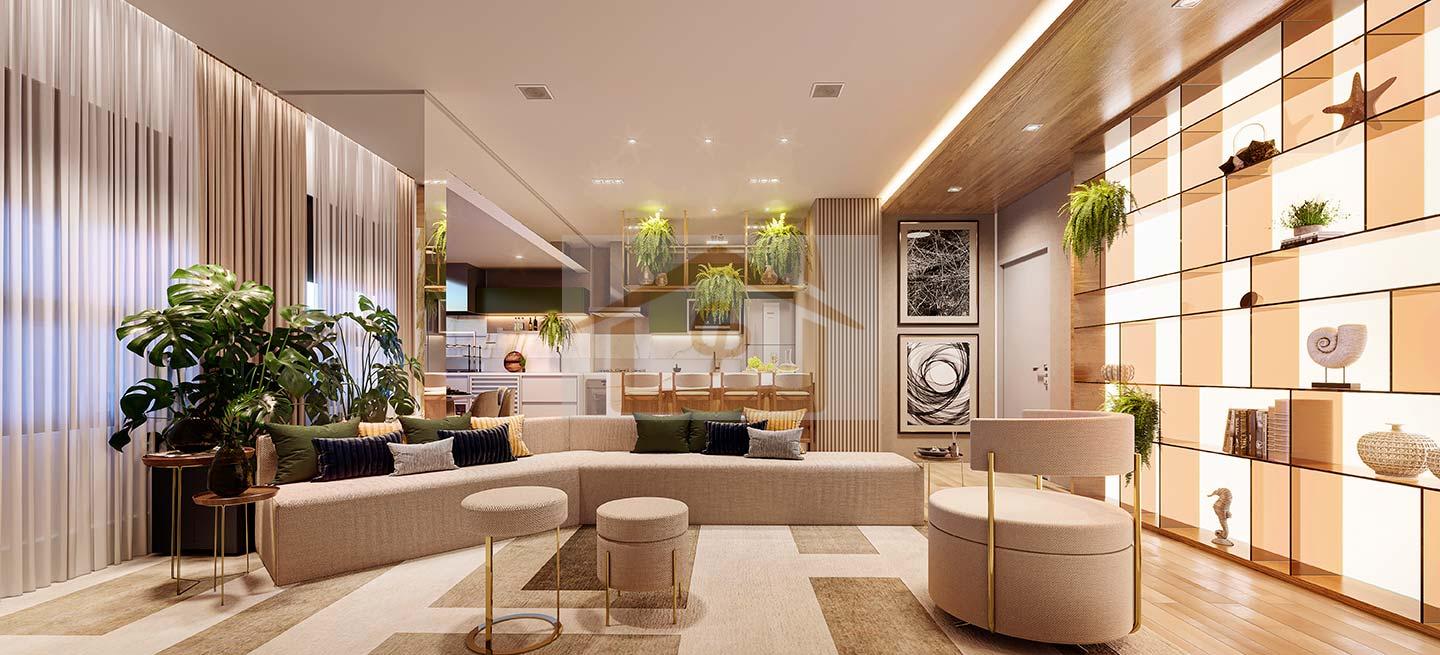 Oasis Home Resort Alphaville &mdash; 114,67 m&sup2; 3 su&iacute;tes, 2 vagas Alameda Washington Barueri - 