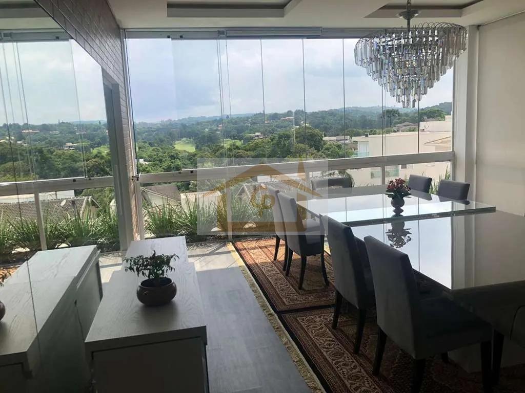 Golf Village | Moderna, 3 su&iacute;tes, vista espetacular, gourmet, piscina e lareira  Carapicuíba - 