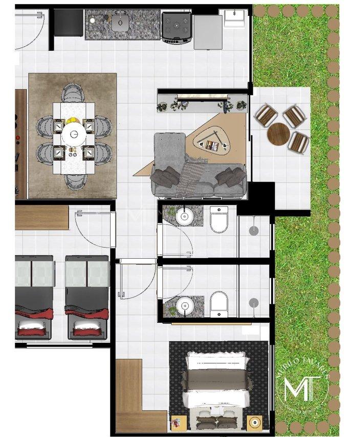 Apartamento - Térreo - Suíte e Armários - Uberlândia - 