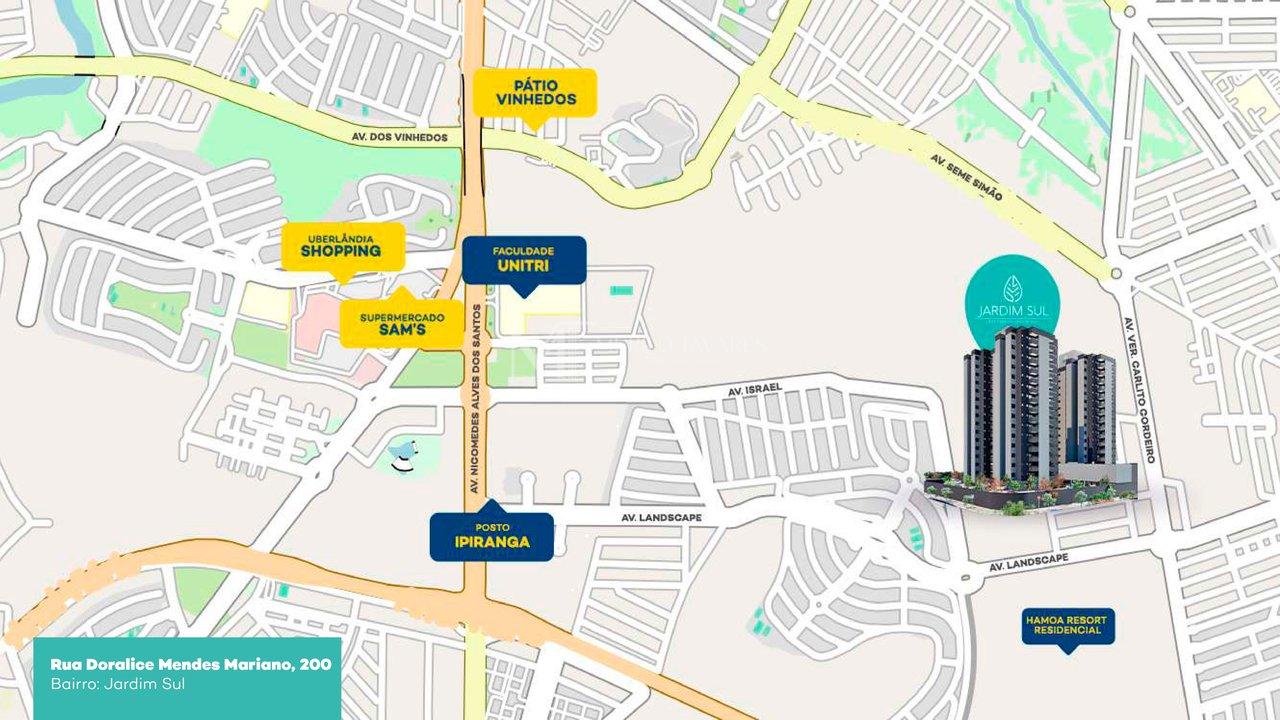 LANÇAMENTO - Residencial Jardim Sul Rua Doralice Mendes Mariano Uberlândia - 