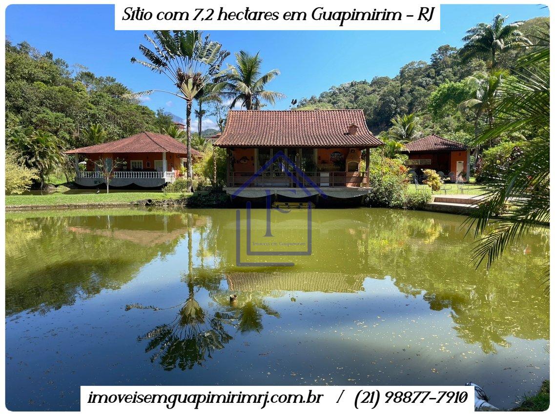Excelente sítio com 27 hectares, local paradisíaco, cercado pela natureza, em Guapimirim - Guapimirim - 