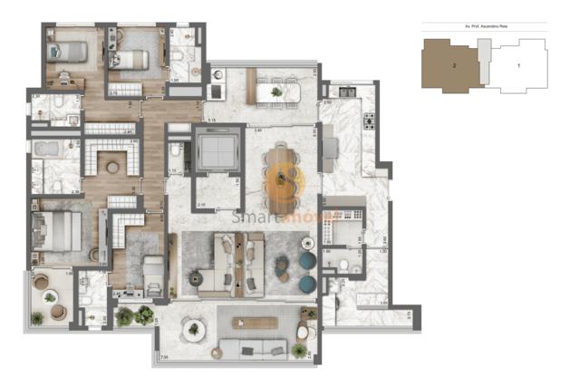 230m² - 4 suítes