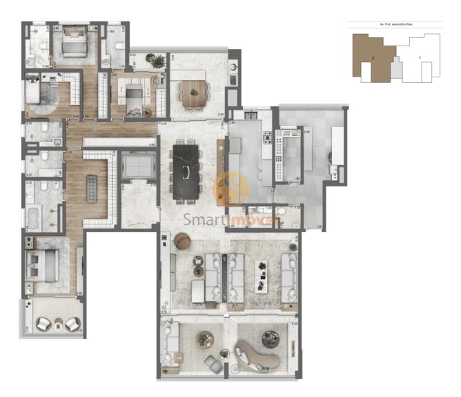 308m² - 4 suítes