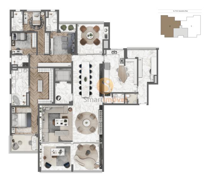 307m² - 3 suítes