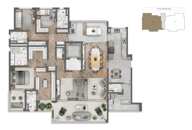 230m² - 3 suítes