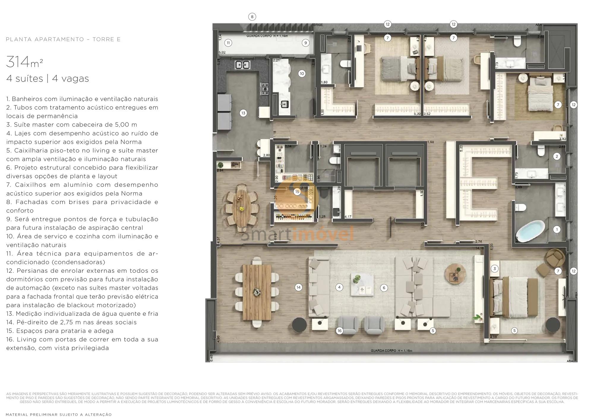 314m²