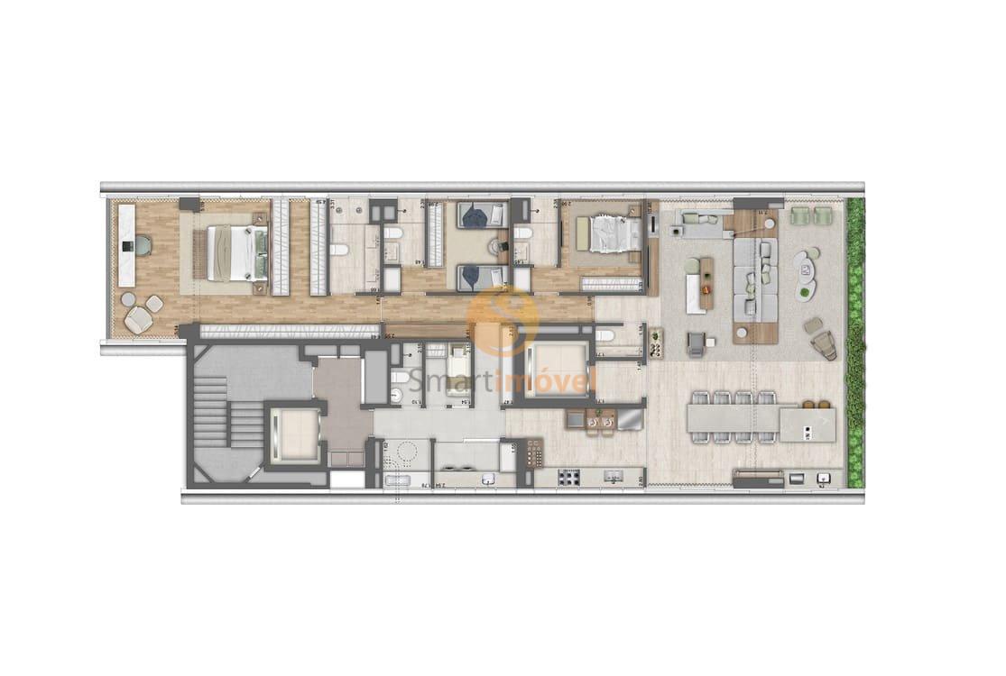 Planta 240m² Tipo