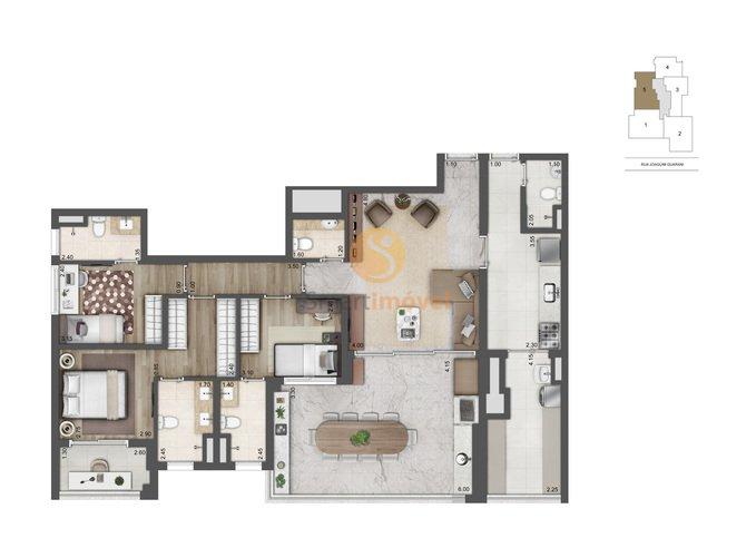 136m² - Tipo
