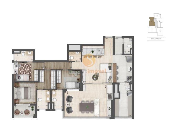 136m² - Opção
