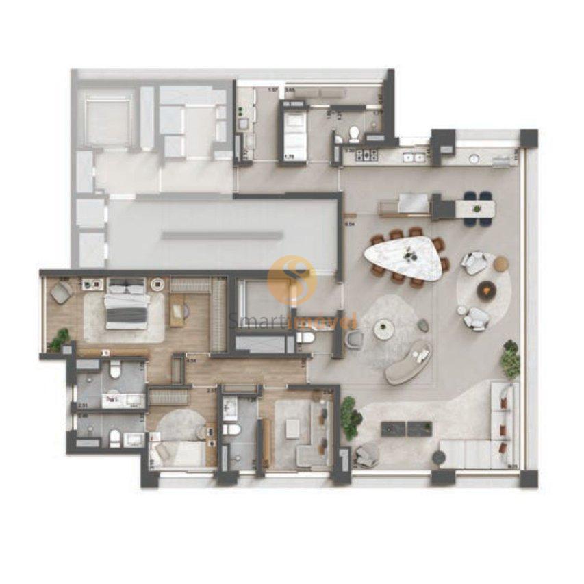 Apto 178m² | 3 suítes