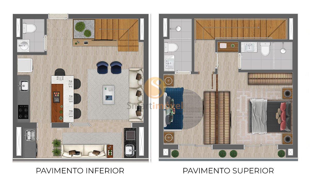75m² - Duplex