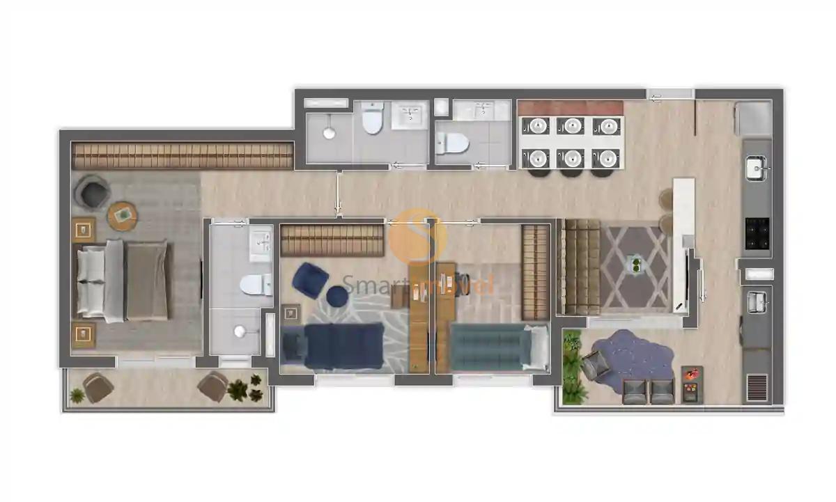76m²