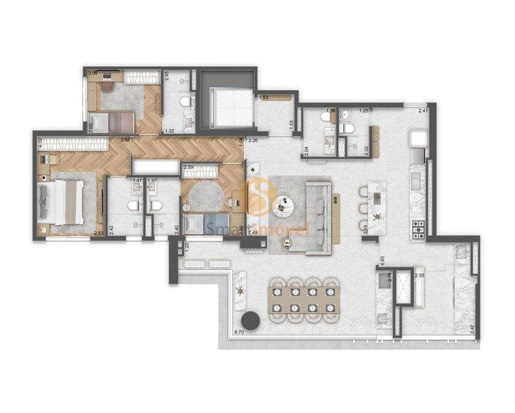 144m² - 3 suítes