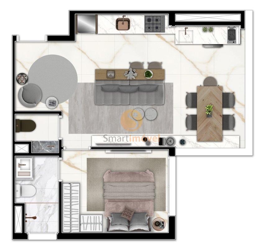 Apartamento 40m²