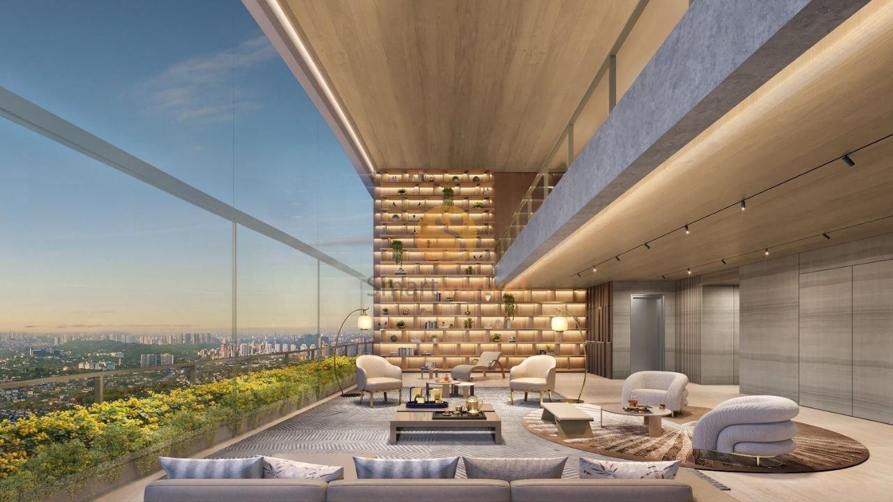 Cobertura Penthouse com 710m², 4 suítes, terraço íntimo, 5 vagas - São Paulo - 