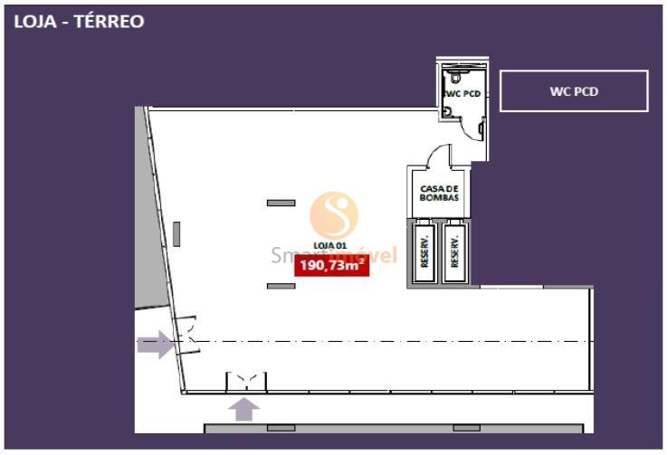 Loja comercial com 190m² - São Paulo - 