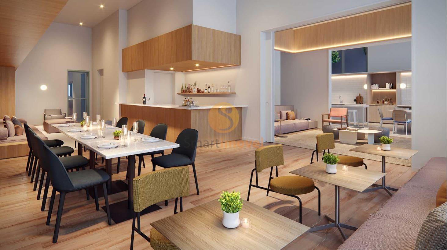 Apartamento studio com 42m&sup2;, 1 su&iacute;te e 1 vaga  São Paulo - 