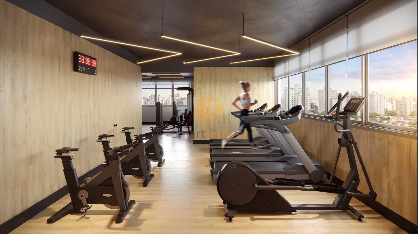 Apartamento studio com 42m&sup2;, 1 su&iacute;te e 1 vaga  São Paulo - 