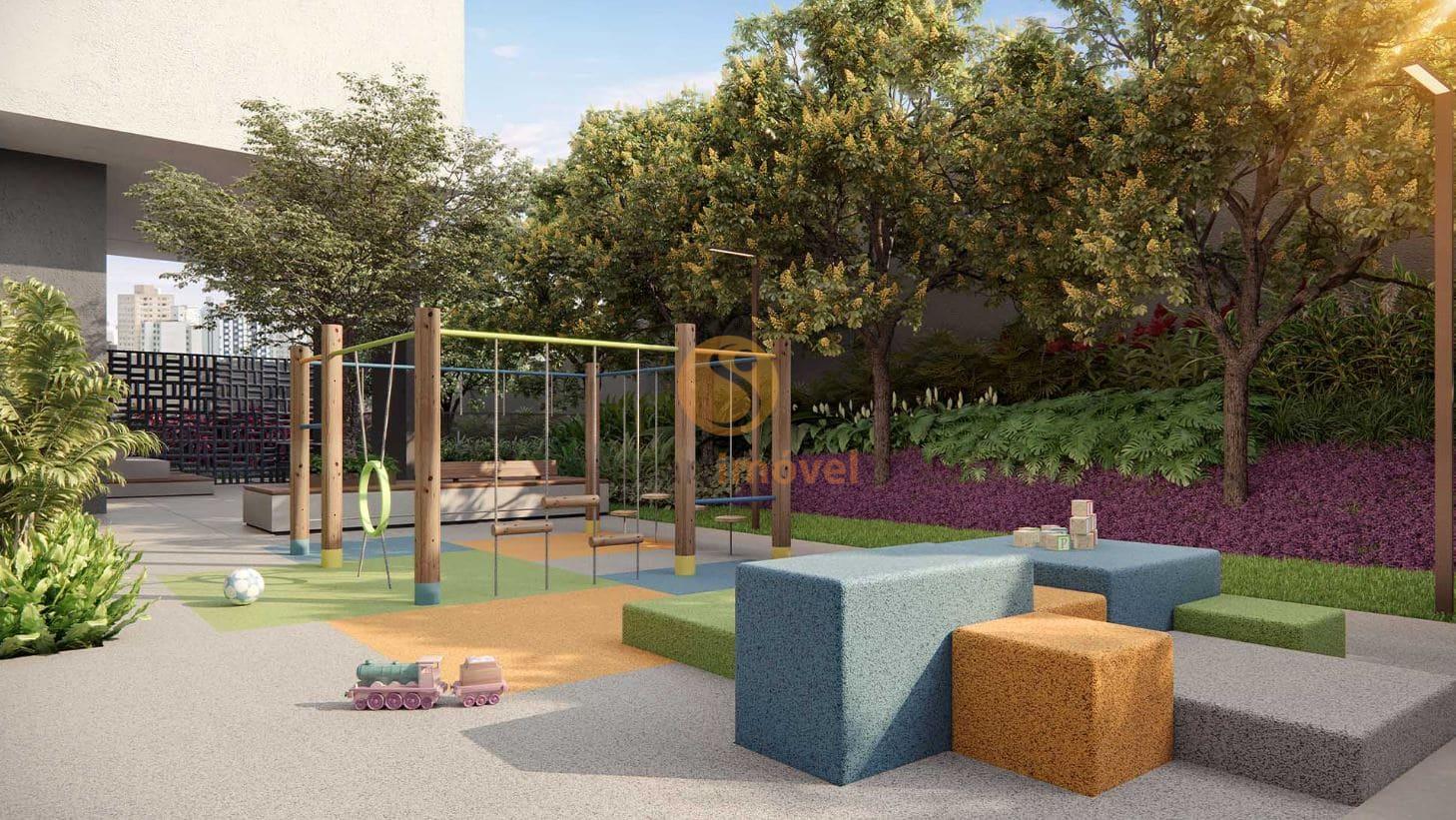 Apartamento studio com 42m&sup2;, 1 su&iacute;te e 1 vaga  São Paulo - 